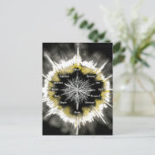 Spirituele kompas briefkaart (Staand voorkant)
