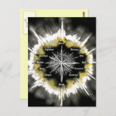 Spirituele kompas briefkaart (Voorkant / Achterkant)