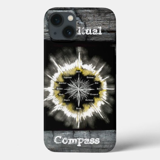 Spirituele kompas Case-Mate iPhone case (Achterkant)