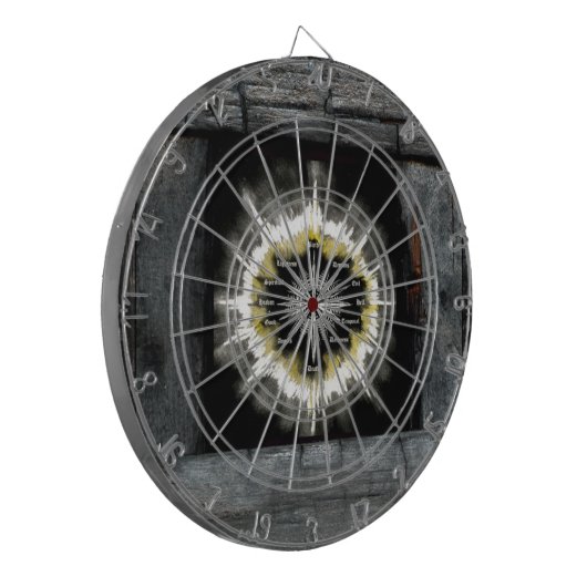 Spirituele kompas dartbord (Voorkant Links)