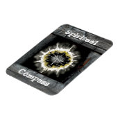 Spirituele kompas magneet (Linkerzijde)