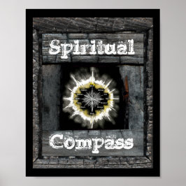 Spirituele kompas poster