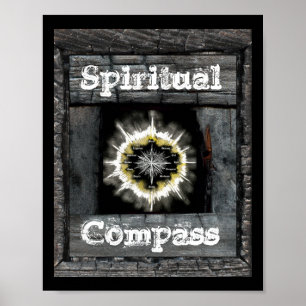 Spirituele kompas poster