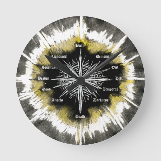 Spirituele kompas ronde klok (Voorkant)