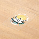 Spirituele kracht in God – Verheffende Christelijk Acryl Uitnodigingen (Laagn)