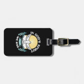 Spirituele kracht in God – Verheffende Christelijk Bagagelabel (Voorkant horizontaal)