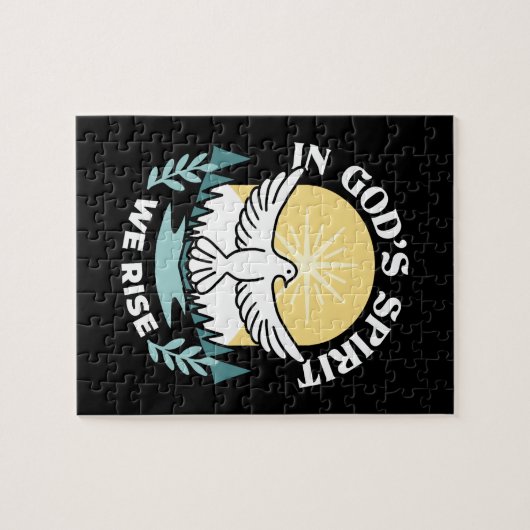 Spirituele kracht in God – Verheffende Christelijk Legpuzzel (Horizontaal)