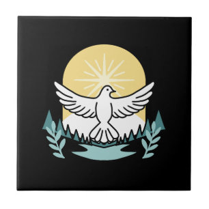 Spirituele kracht in God – Verheffende Christelijk Tegeltje