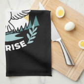 Spirituele kracht in God – Verheffende Christelijk Theedoek (Quarter Fold)