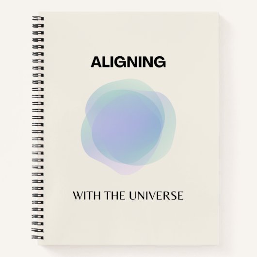 Spirituele kunstwerken voor bebossing, energiearse notitieboek (Voorkant)