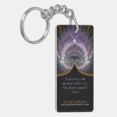 Spirituele Levensboom Holistische Energie Sleutelhanger (Voorkant Links)