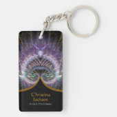 Spirituele Levensboom Holistische Energie Sleutelhanger (achterkant)