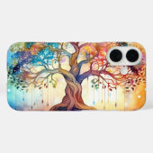 Spirituele levensboom ontwerp Case-Mate iPhone case (Achterkant (horizontaal))