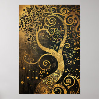 Spirituele levensboom poster