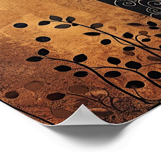 Spirituele levensboom poster (Hoek)