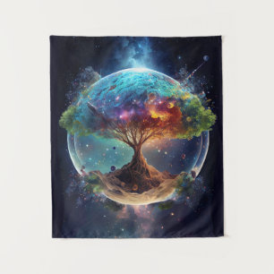 Spirituele levensboom wandkleed