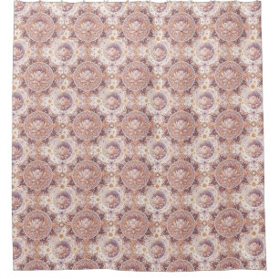 Spirituele Lotusbloem - Bloem Mandala Patroon Douchegordijn