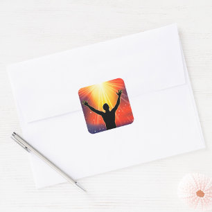 Spirituele Man Stickers