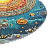 Spirituele Mandala Art Snijplank (Hoek)