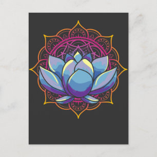 Spirituele Mandala Lotus Art Briefkaart