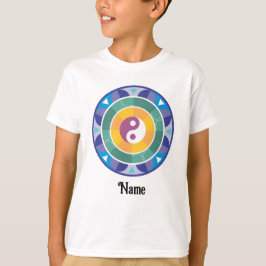 Spirituele Mandala Rainbow Color Chinese Gepersona T-shirt