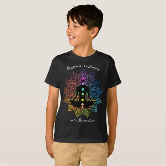 Spirituele meditatie t-shirt (Voorkant volledig)