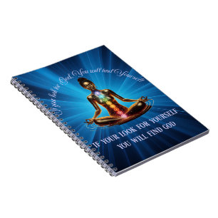 Spirituele Meditatie Vrouw/Spiraal Foto Notitieboe Notitieboek