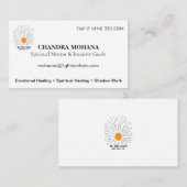 Spirituele mentorgids | Basic Info Visitekaartje (Voorkant / Achterkant)