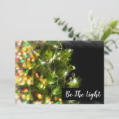 *~* Spirituele metafysische New age kerstboom Feestdagenkaart (Staand voorkant)