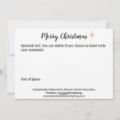 *~* Spirituele metafysische New age kerstboom Feestdagenkaart (Achterkant)