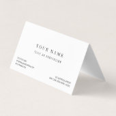 Spirituele minimale professionele Logo Yoga  Visitekaartje (Achterkant)