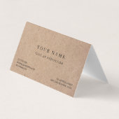 Spirituele minimale professionele Logo Yoga  Visitekaartje (Achterkant)