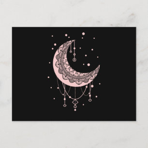 Spirituele Moon Pastel Gothic Kawaii Briefkaart