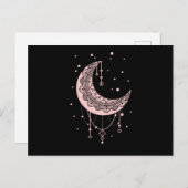 Spirituele Moon Pastel Gothic Kawaii Briefkaart (Voorkant / Achterkant)