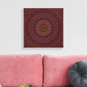 Spirituele Nachttuin Mandala Canvas Afdruk (Insitu (Woonkamer))