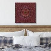 Spirituele Nachttuin Mandala Canvas Afdruk (Insitu (Slaapkamer))