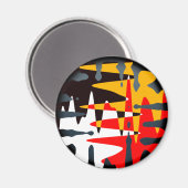 Spirituele Native Art Cadeft voor magneten van de  (Voorkant / Achterkant)