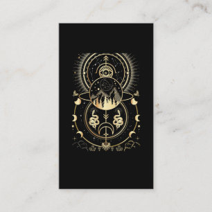 Spirituele Natuur Moon Astrology Stars slang Visitekaartje