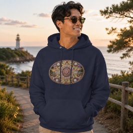 Spirituele Nautilus Oceaan Godin Kunst Hoodie