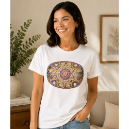 Spirituele Nautilus Oceaan Godin Kunst T-shirt