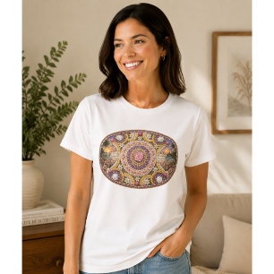 Spirituele Nautilus Oceaan Godin Kunst T-shirt
