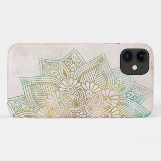 Spirituele neatral en kleurrijke mandala indiaan Case-Mate iPhone case (Achterkant (horizontaal))