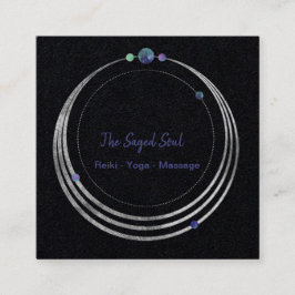 Spirituele New age en metafysisch geometrisch Vierkante Visitekaartje