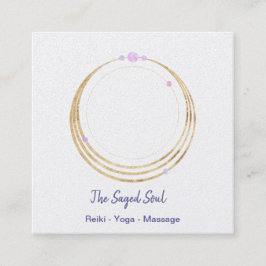 Spirituele New age en metafysisch Vierkante Visitekaartje