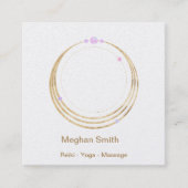 Spirituele New age en metafysisch Vierkante Visitekaartje (Voorkant)