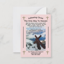 Spirituele Note-Kaart Notitiekaartje