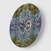 Spirituele Om Fractale Chakra Grote Klok (Hoek)