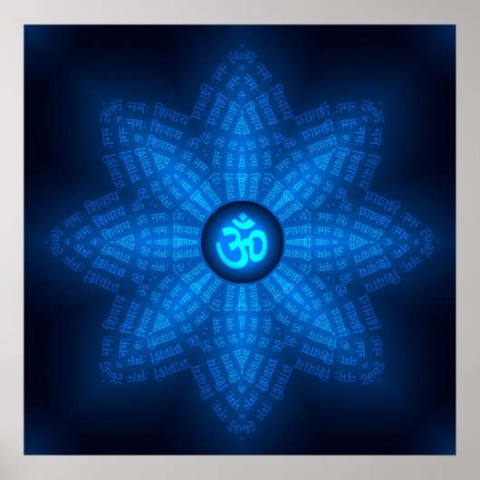 Spirituele Om Mantra Poster (Voorkant)
