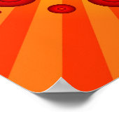 Spirituele Om op Lotus Design Poster (Hoek)