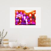 Spirituele omega funky poster (Keuken)